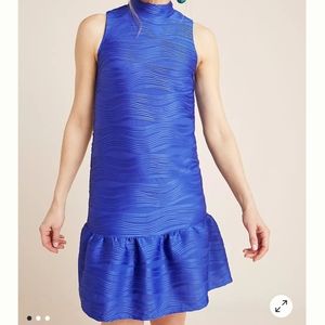 Mollie Textured Tiered Dress - Anthropologie